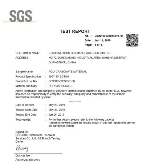 Latest company news about Il nostro policarbonato ha superato il test UL sul ritardante del fuoco.