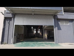 0Spessore di.8 mm Porta elettrica standard, chiusura esterna in acciaio, porte a rulli industriali